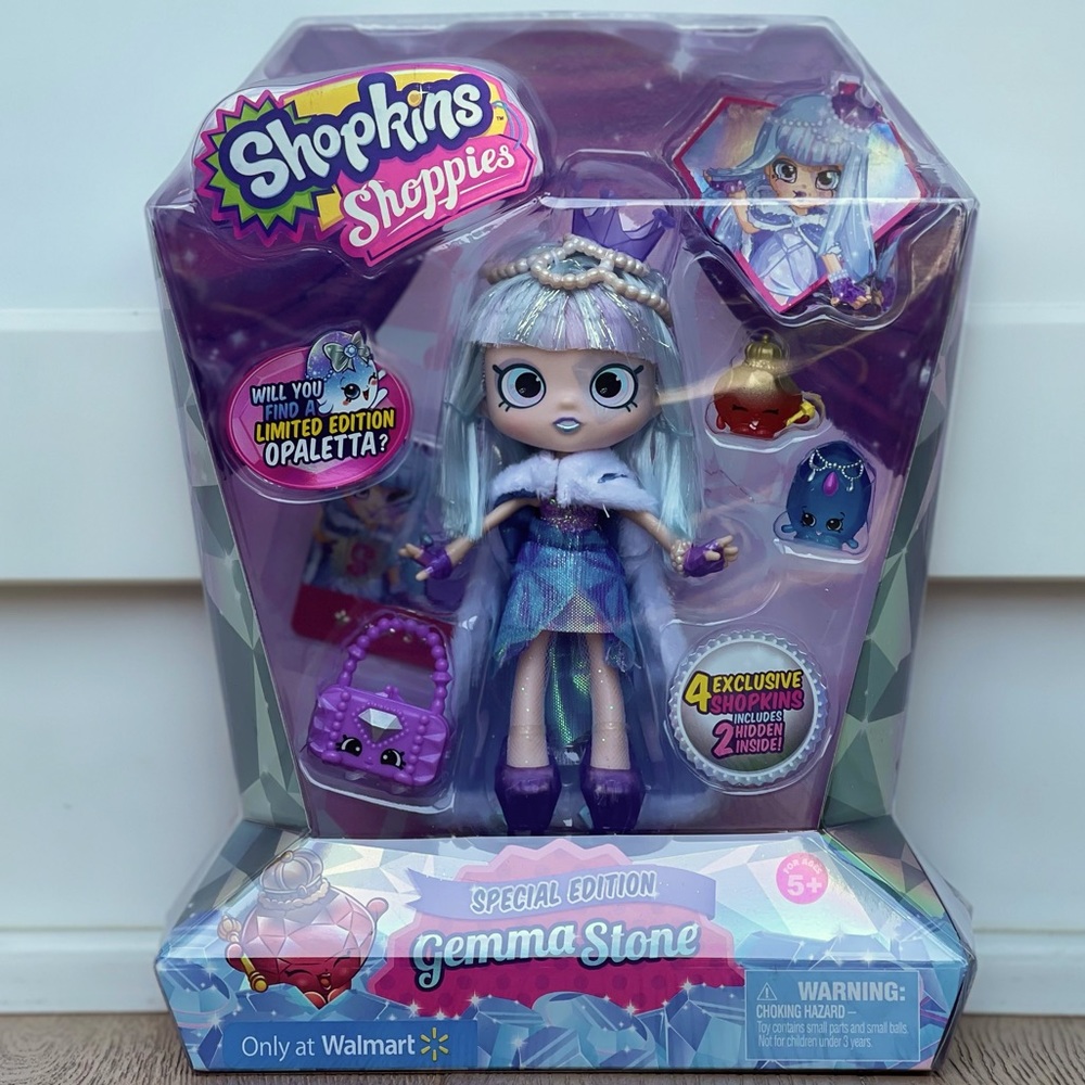NWT Shopkins Shoppies Gemma Stone Special Editions
